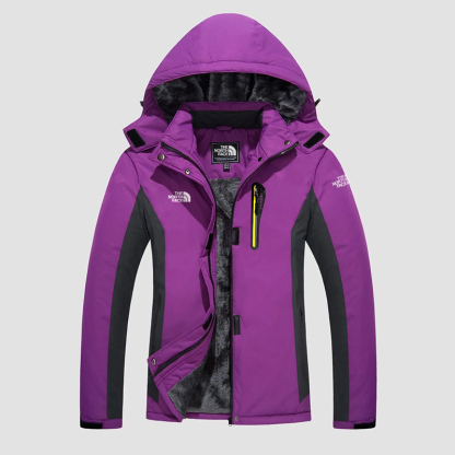 THE NORth FACE Manteaux d'hiver pour femmes Veste de ski imperméable doublée en polaire avec capuche
