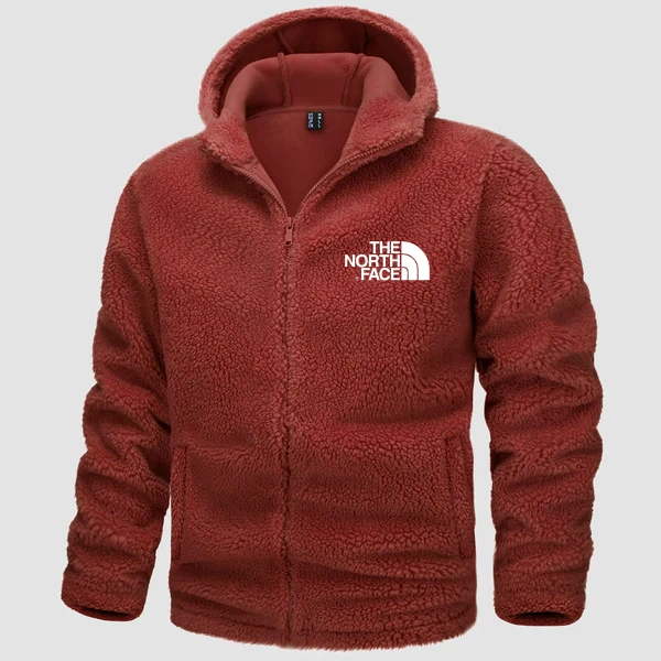 THE NORTH FACE - Veste polaire à capuche Sherpa pour homme, fermeture éclair complète avec 4 poches