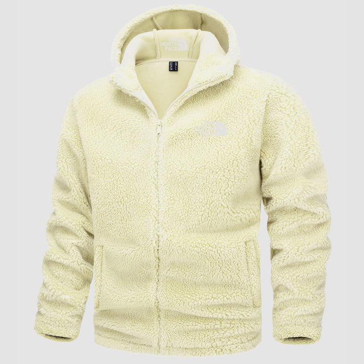 Chaqueta Sherpa con capucha y forro polar para hombre