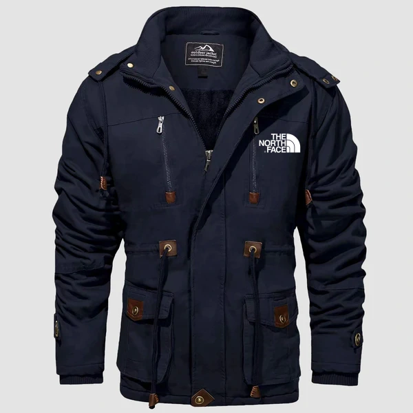 2024 THE NORTH FACE - Parka militaire pour homme, manteau cargo d'hiver en polaire épaisse