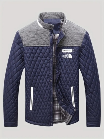 THE NORthtTH FACE-Veste matelassée d'hiver légère et chaude pour homme, vêtement d'extérieur décontracté à col montant