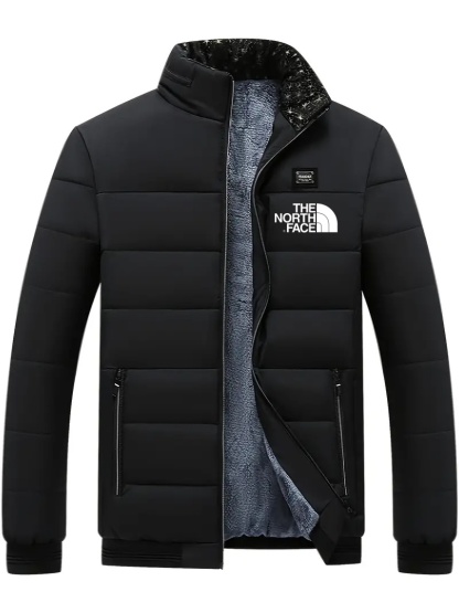 THE NORthtTH FACE Veste zippée pour homme, veste chaude en velours épais, automne et hiver