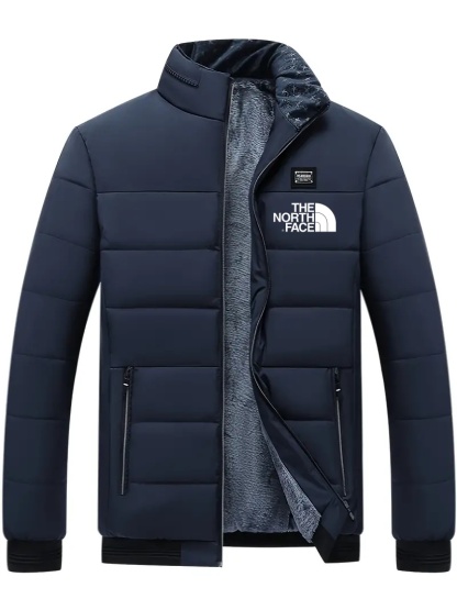 THE NORthtTH FACE Veste zippée pour homme, veste chaude en velours épais, automne et hiver