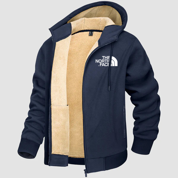 THE NORTH FACE - Veste à capuche zippée pour homme, doublure polaire, veste chaude pour l'hiver
