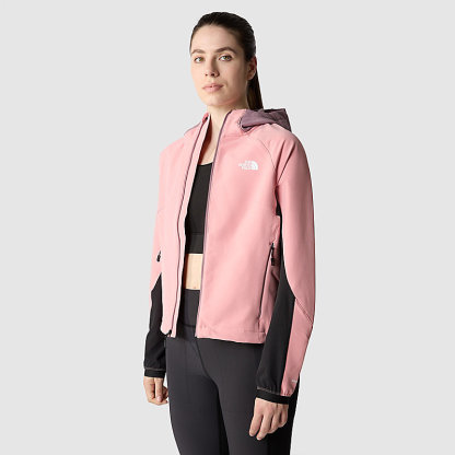 SUDADERA SOFTSHELL CON CAPUCHA PARA MUJER