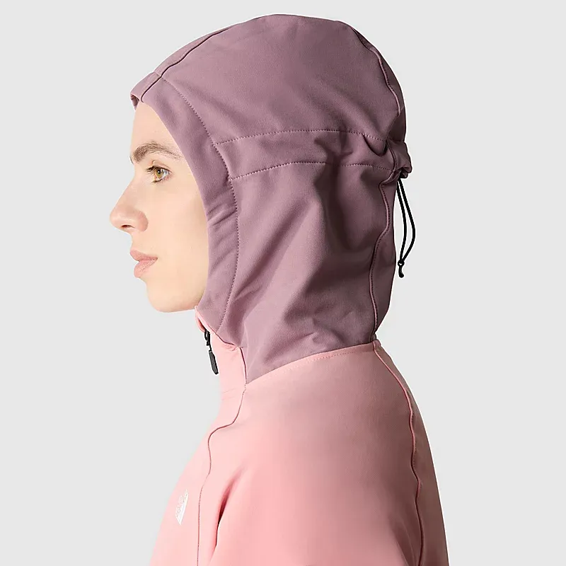 SUDADERA SOFTSHELL CON CAPUCHA PARA MUJER