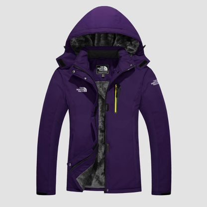 THE NORth FACE Manteaux d'hiver pour femmes Veste de ski imperméable doublée en polaire avec capuche