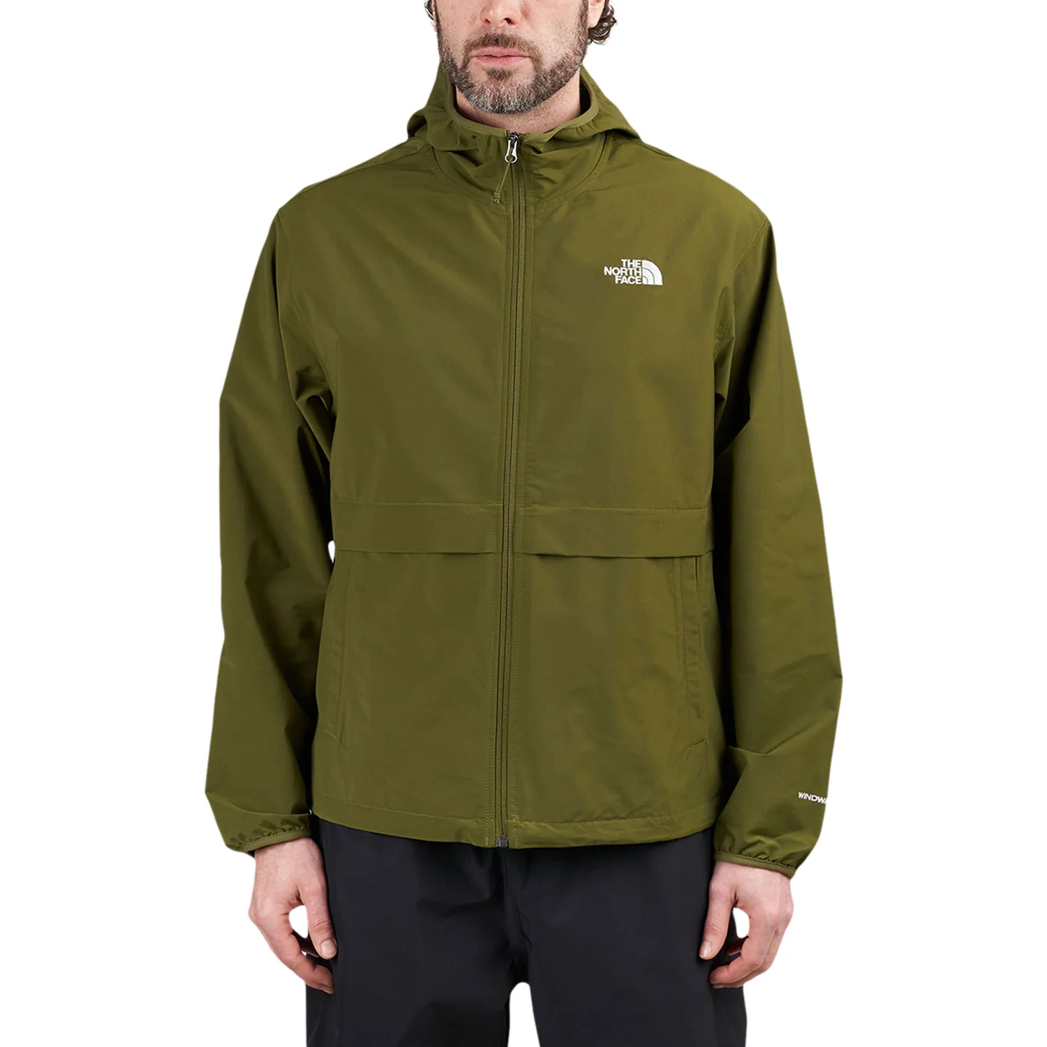 The North Face Veste coupe-vent facile (verte)