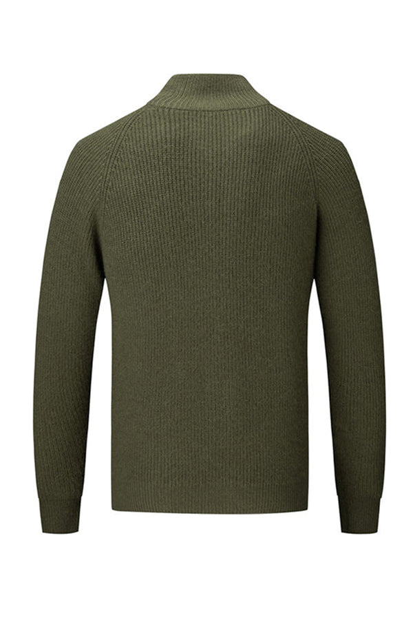 Cárdigan de jacquard con cremallera