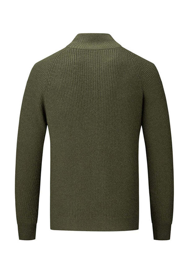 Cárdigan de jacquard con cremallera