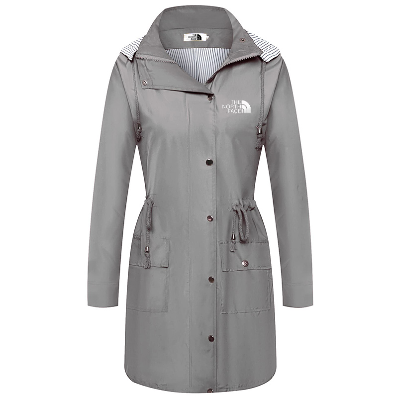 THE NORTH FACE Veste de pluie coupe-vent pour femme, imperméable, légère, à capuche, pour l'extérieur