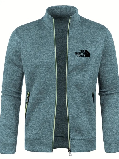 THE NORthtTH FACE-Veste décontractée mi-longue à fermeture éclair élastique pour homme, mode automne et hiver