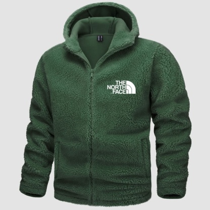 THE NORTH FACE - Veste polaire à capuche Sherpa pour homme, fermeture éclair complète avec 4 poches