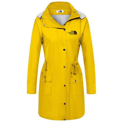 THE NORTH FACE Veste de pluie coupe-vent pour femme, imperméable, légère, à capuche, pour l'extérieur