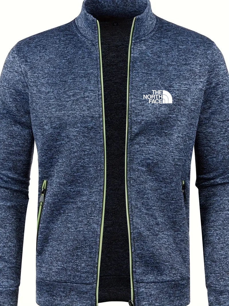 THE NORthtTH FACE-Veste décontractée mi-longue à fermeture éclair élastique pour homme, mode automne et hiver