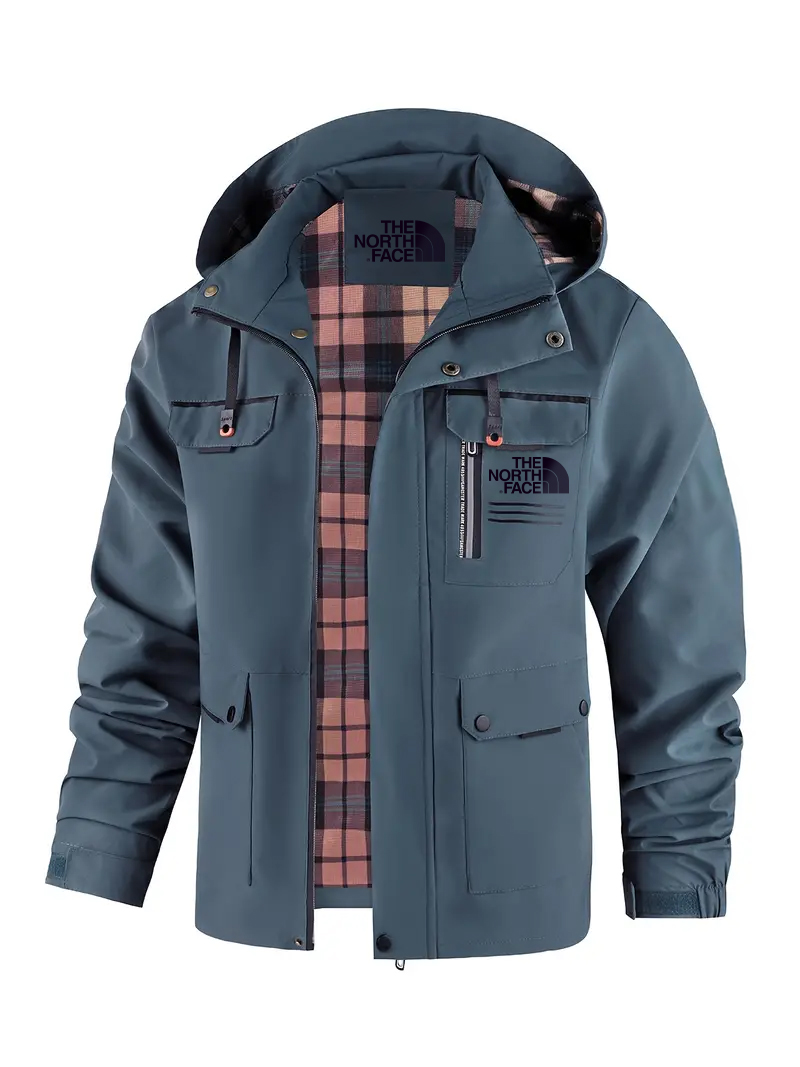 THE NORthtTH FACE-Veste à capuche décontractée d'extérieur - capuche amovible, plusieurs poches, adaptée à l'automne et à l'hiver