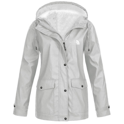 Veste polaire coupe-vent à capuche pour femme THE NORTH FACE