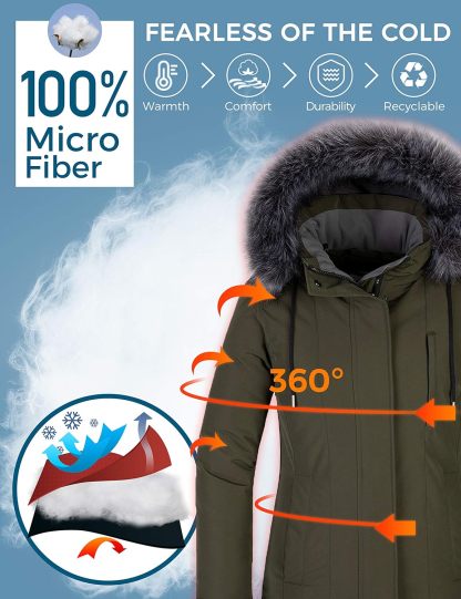 Doudounes imperméables d'hiver THE NORTH FACE - Femme
