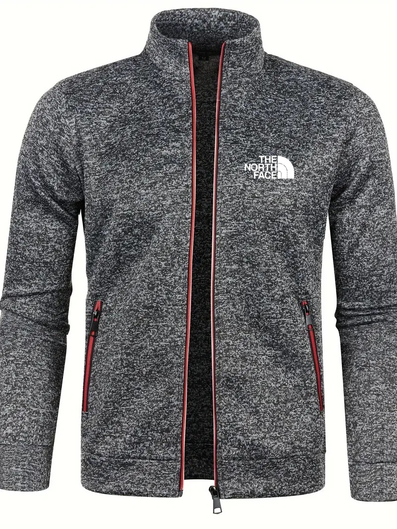 THE NORthtTH FACE-Veste décontractée mi-longue à fermeture éclair élastique pour homme, mode automne et hiver