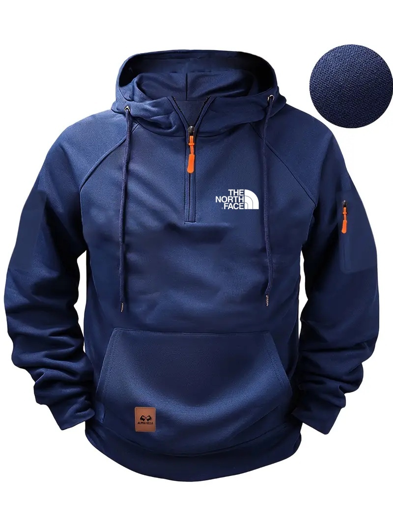 THE NORTH FACE - Sweat-shirt homme - Manches longues, mélange de polyester, idéal pour l'automne et l'hiver
