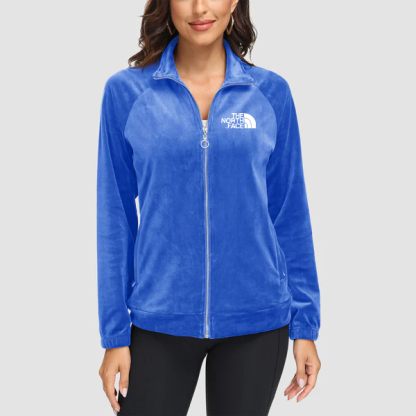 THE NORTH FACE 2024 - Vestes en velours pour femmes - Veste polaire entièrement zippée avec poches zippées - Vestes d'hiver douces
