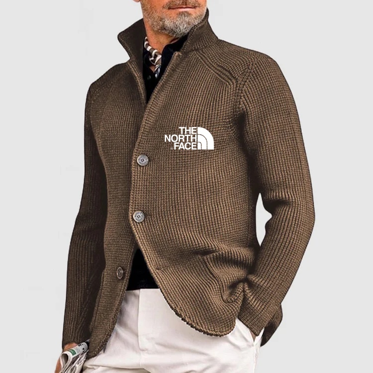 THE NORthtTH FACE-Veste élégante en tricot à revers et poches pour homme