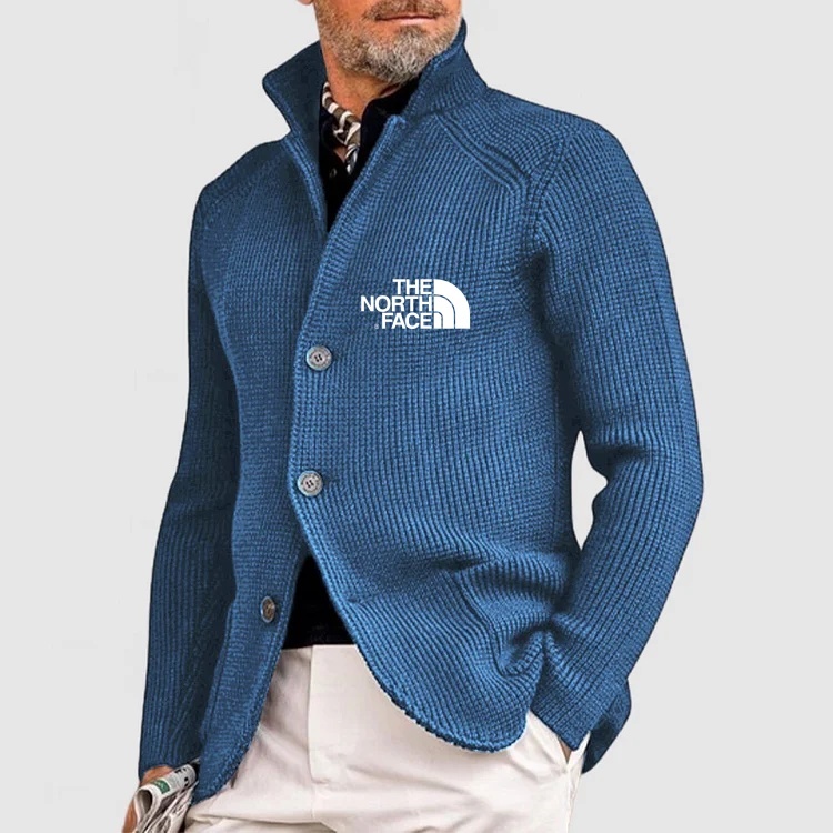 THE NORthtTH FACE-Veste élégante en tricot à revers et poches pour homme