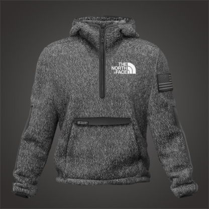 THE NORthtTH FACE Sweat à capuche zippé en polaire sherpa haute densité pour homme