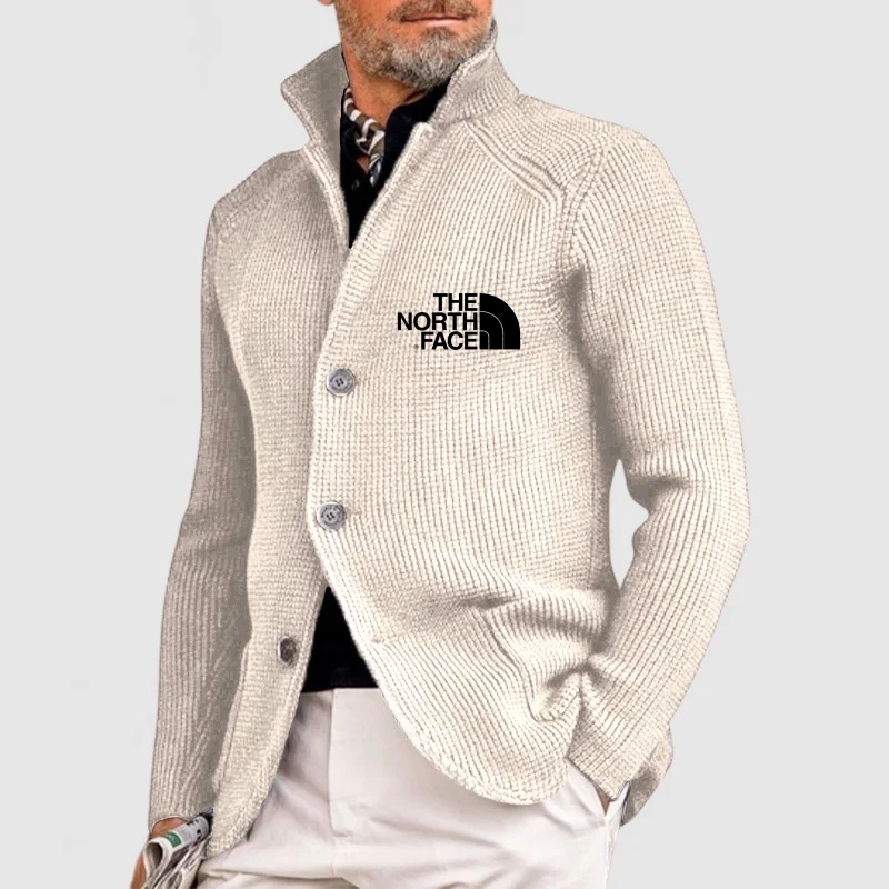 THE NORthtTH FACE-Veste élégante en tricot à revers et poches pour homme