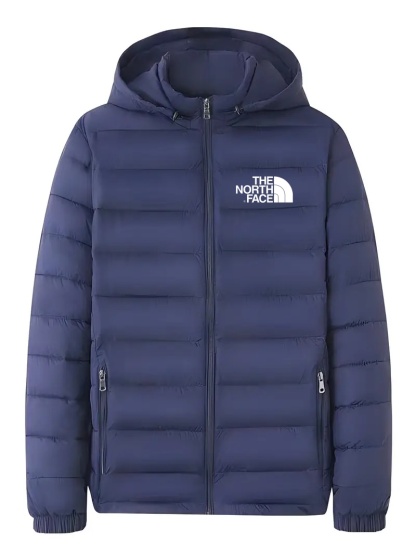 THE NORthtTH FACE-Doudoune ample pour homme avec poches, décontractée, respirante, fermeture éclair, manches longues, manteau chaud à capuche pour activités de plein air en hiver