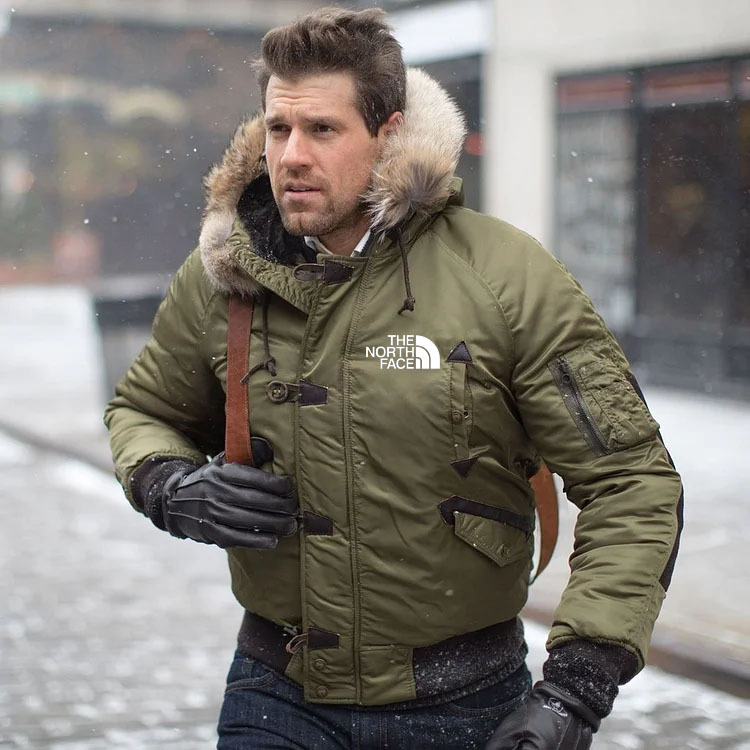 Chaqueta bomber de invierno para hombre