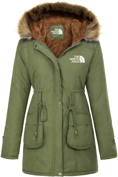 PARKA DE LANA DE INVIERNO - MUJER