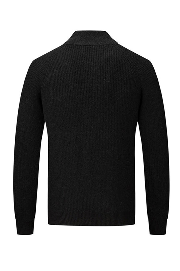 Cárdigan de jacquard con cremallera