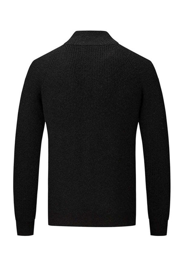 Cárdigan de jacquard con cremallera