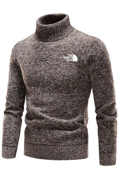 suéter delgado casual grueso de lana