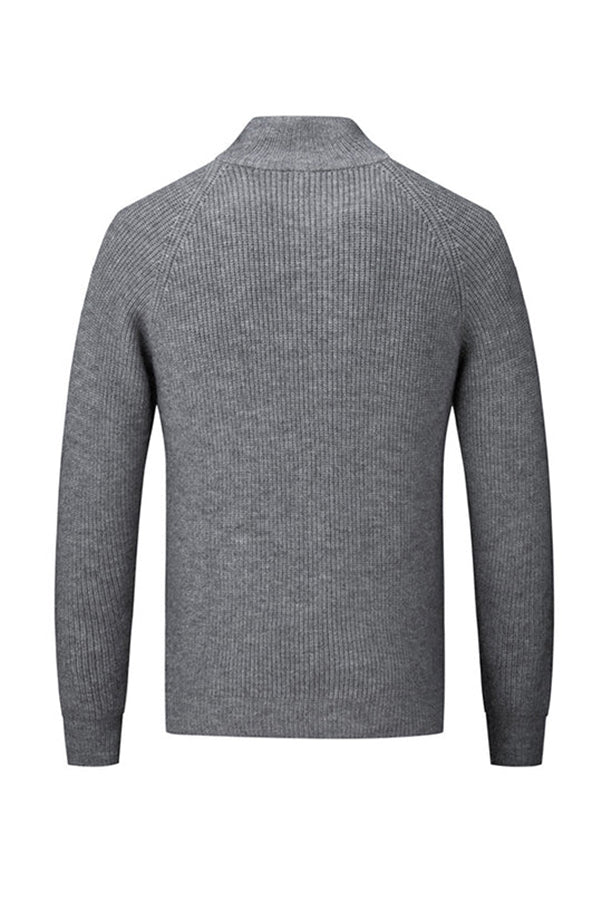 Cárdigan de jacquard con cremallera