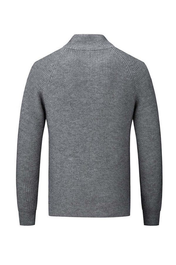 Cárdigan de jacquard con cremallera