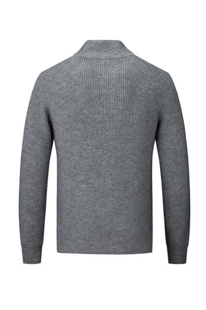 Cárdigan de jacquard con cremallera