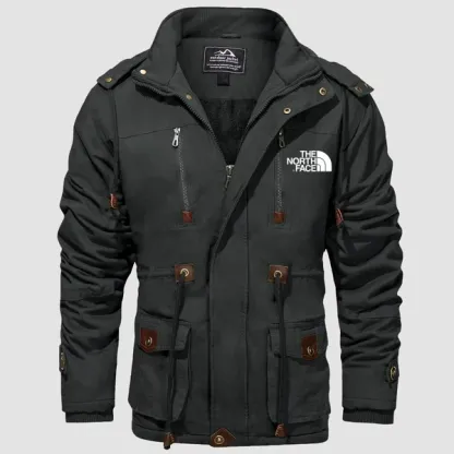 2024 THE NORTH FACE - Parka militaire pour homme, manteau cargo d'hiver en polaire épaisse