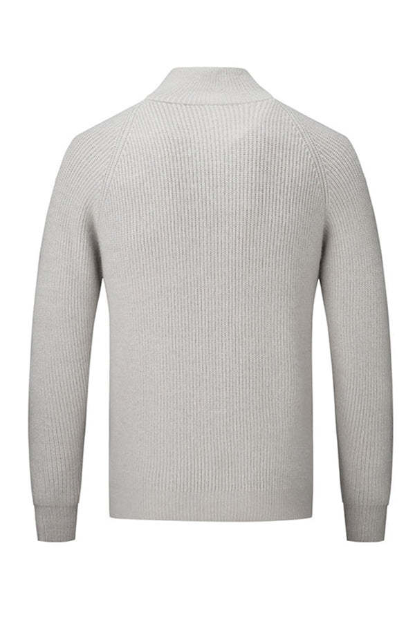 Cárdigan de jacquard con cremallera