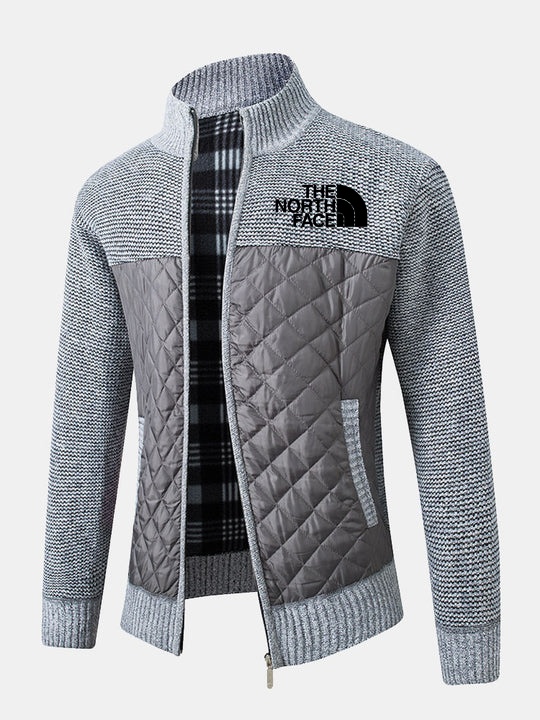 THE NORthtTH FACE-Pull zippé patchwork matelassé