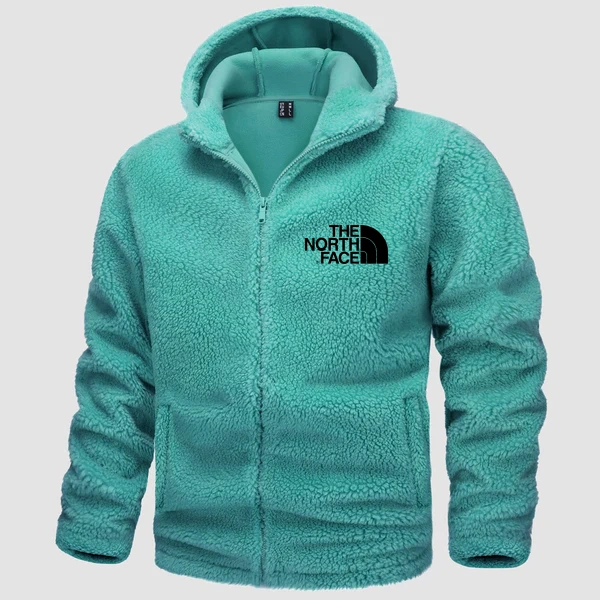 THE NORTH FACE - Veste polaire à capuche Sherpa pour homme, fermeture éclair complète avec 4 poches