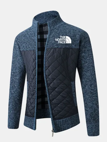 THE NORthtTH FACE-Pull zippé patchwork matelassé