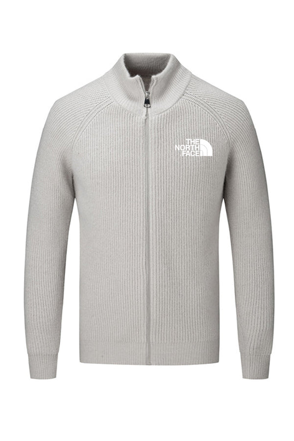 Cárdigan de jacquard con cremallera