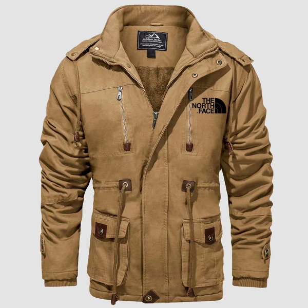 2024 THE NORTH FACE - Parka militaire pour homme, manteau cargo d'hiver en polaire épaisse