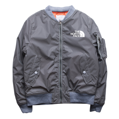 THE NORthtTH FACE-Veste de bombardier Air Force MA1 à col montant pour homme, veste de baseball en coton épais, automne et hiver