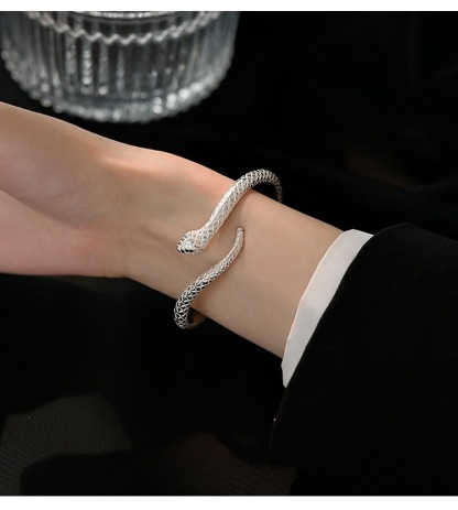 Silver Snake Bracelet