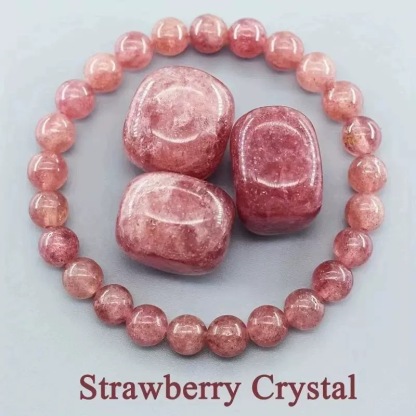 Handmade agate crystal bracelet