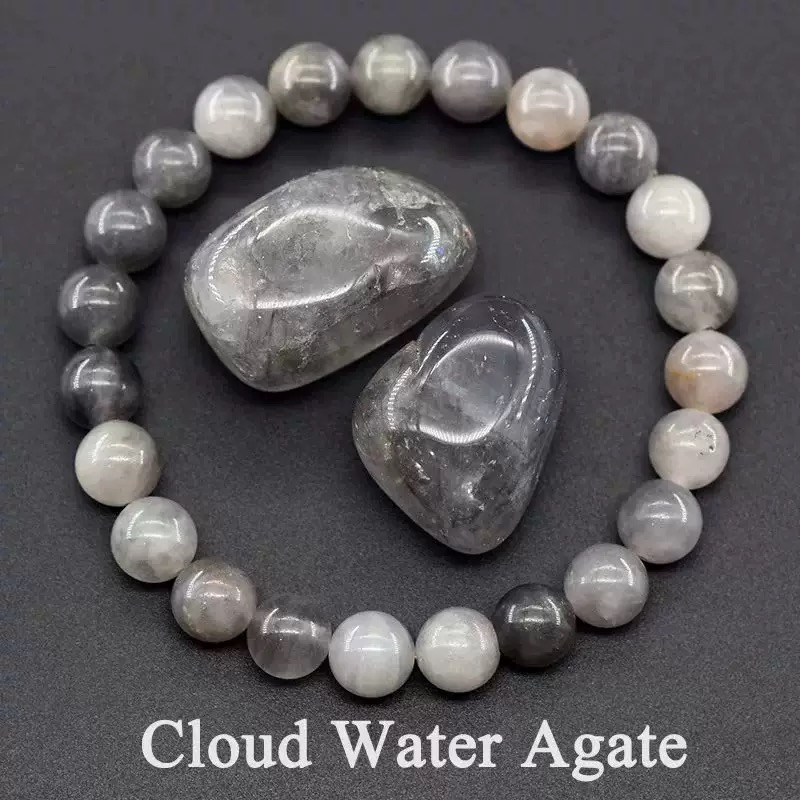 Handmade agate crystal bracelet