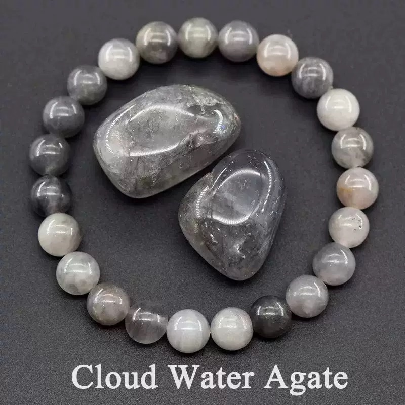 Handmade agate crystal bracelet